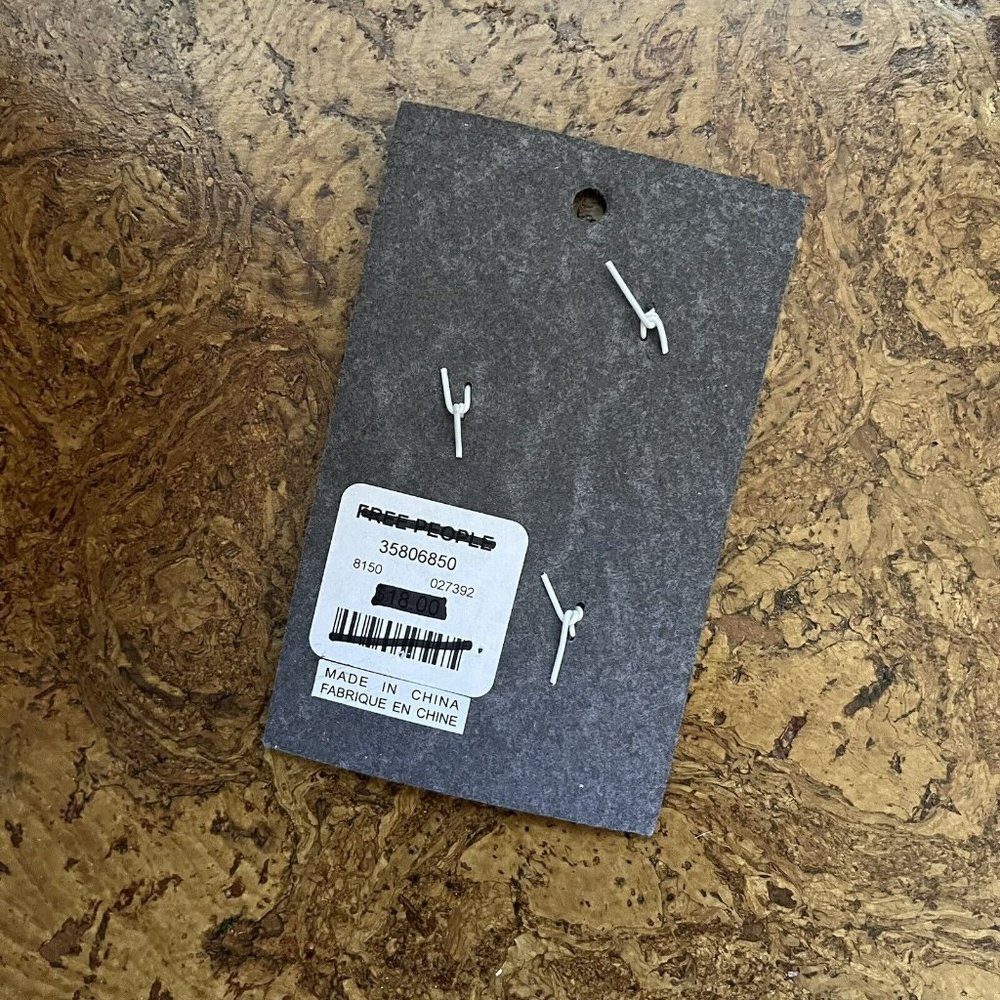 Free People Women's Temple Gold Stacking Rings Boho Jewelry 3 Ring Set - Picture 3 of 3